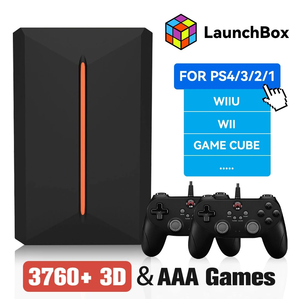 Gaming Console Gs5 - PS4/PS3/PS2/스위치/WII/WIIU/N64/DC 등을 위한 3760+ 3D/AAA 게임
