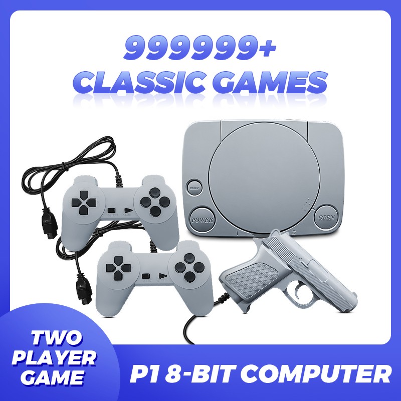 Gaming Console Retro - FC 플러그인 콘솔 디자인, 8비트 게임