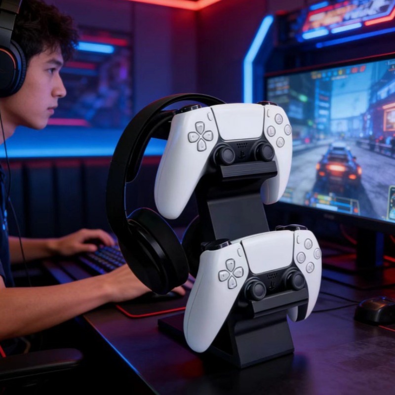3D 프린팅 게임 컨트롤러 헤드폰 통합 스탠드 PS4/ - Controller Stand Holder 리뷰 및 가격