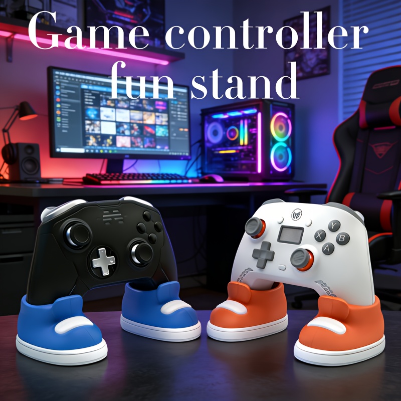 2개입 게임 컨트롤러 재미있는 스탠드 - 다채로운 신발 - Controller Stand Holder 리뷰 및 가격