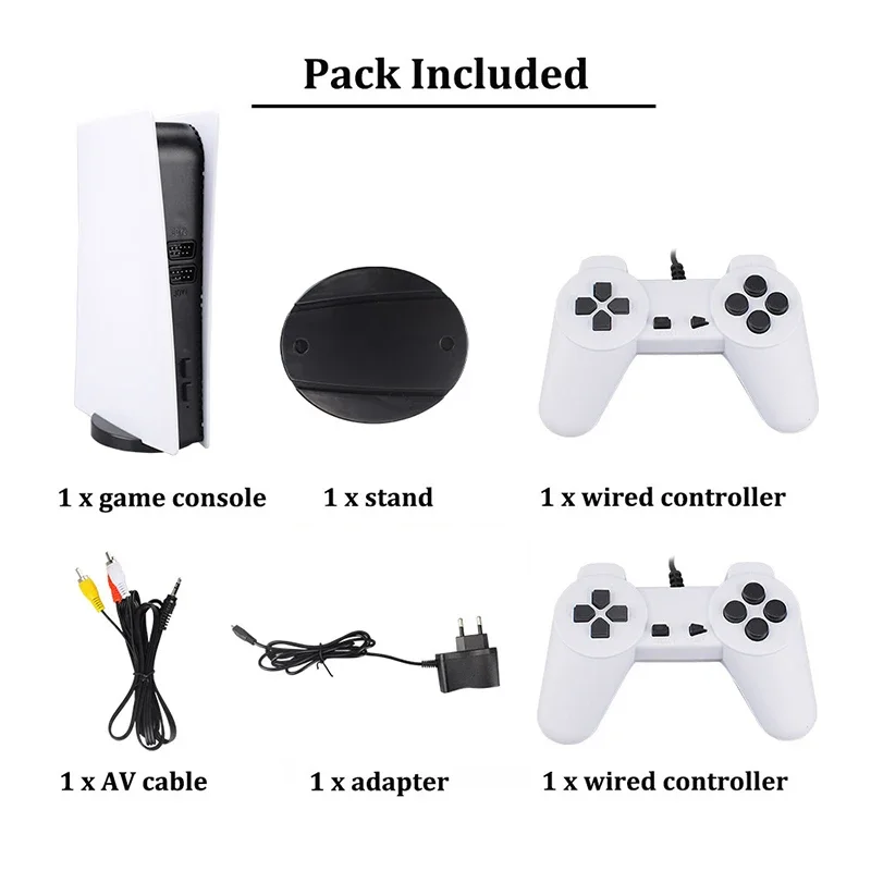 레트로 GS5 미니 TV 휴대용 게임 콘솔 HD 2인용 - Gaming Console Gs5 리뷰 및 가격