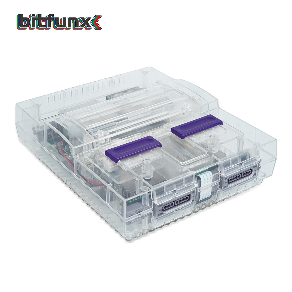 Bitfunx SNES 교체 쉘 투명 케이스 Ninte - Gaming Console Retro 리뷰 및 가격