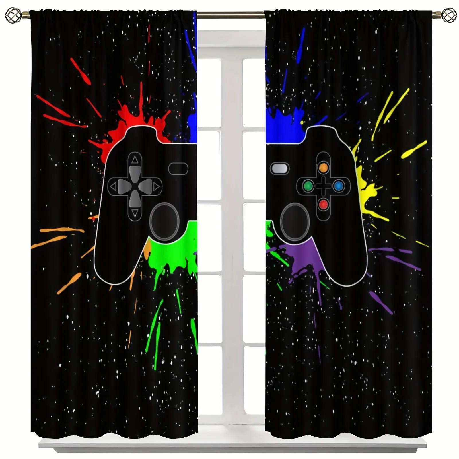 소년 소녀를위한 2pcs PS5 게임 패드 커튼 3D  - Gaming Console Cafe 리뷰 및 가격