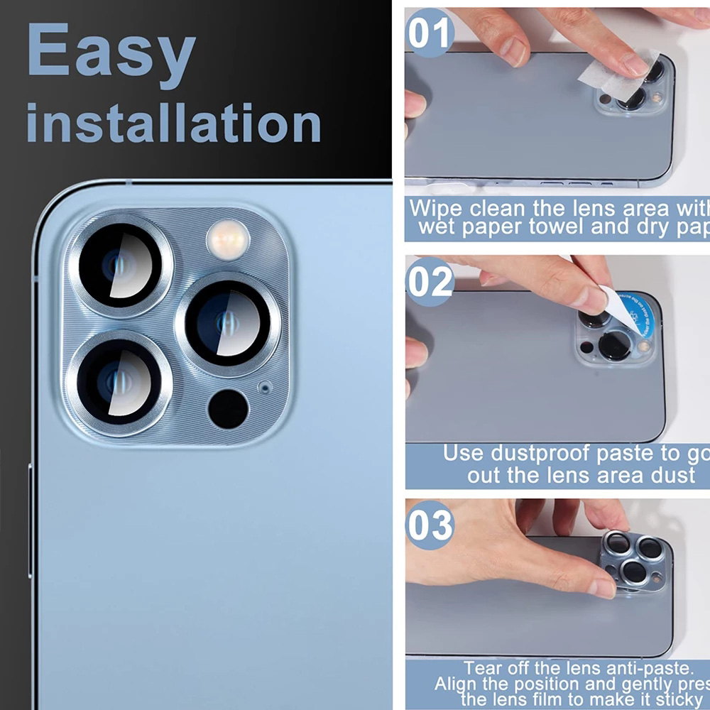 5개입 9H 강화유리 메탈 카메라 렌즈 보호필름, 아이 - Vr Lens Protector 리뷰 및 가격