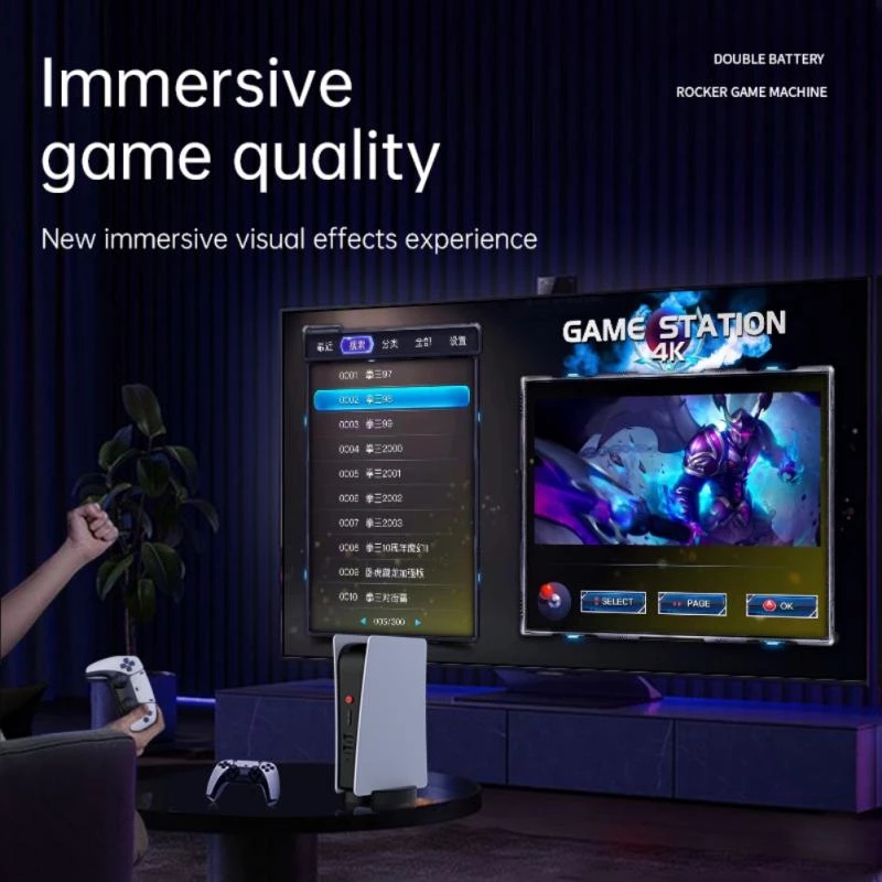 내장 15000개 게임 Play Station5 텔레비 - Gaming Console Gs5 리뷰 및 가격