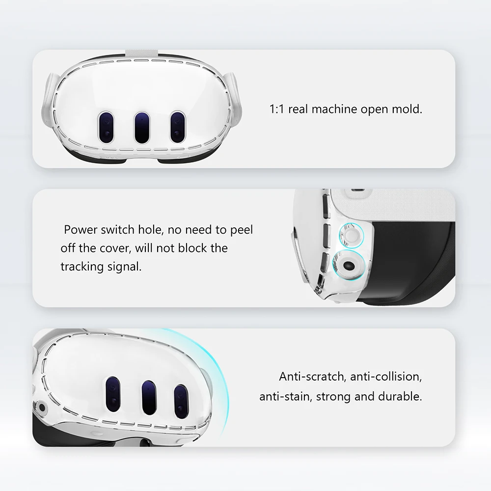 Meta Quest 3 액세서리 용 투명 쉘 케이스,  - Vr Lens Protector 리뷰 및 가격