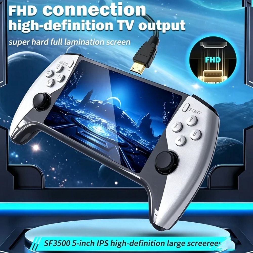SF3500 5인치 휴대용 게임 콘솔 (PS1, GBA - Gaming Console Retro 리뷰 및 가격